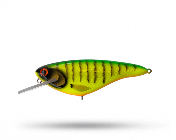 JW Lures Shad Crank 19 cm Deep Runner - Fire Tiger i gruppen Fiskedrag / Gäddwobbler hos Örebro Fiske & Outdoor AB (JW ShadCrank 19-FT)